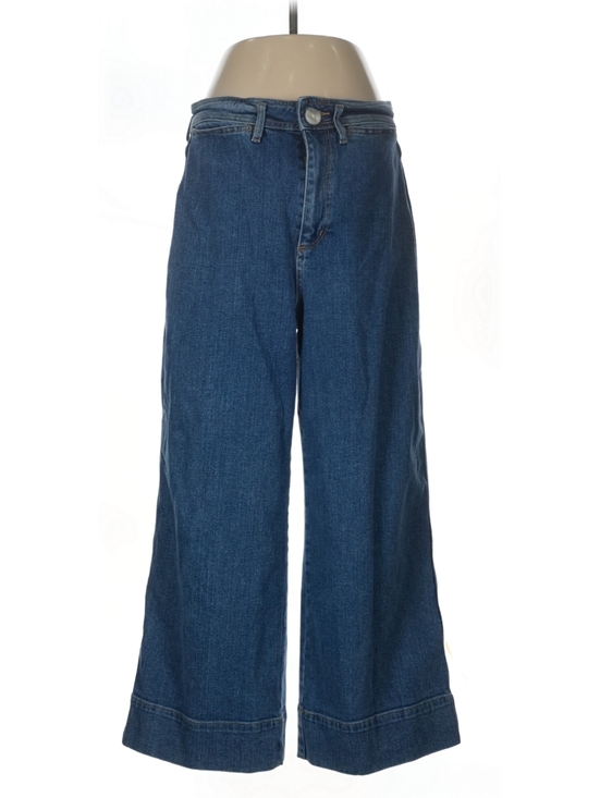 LOFT Denim - Ann Taylor LOFT Wide Leg Jeans Size 6 | High Rise | Dark Wash